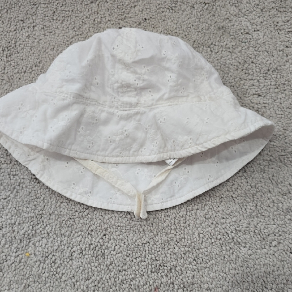 Jumping Beans White Eyelet Kids Hat